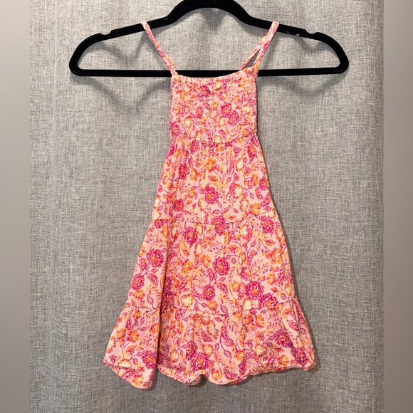 Old Navy Other - Old Navy Pink and Yellow Floral Smocked Dress 3T